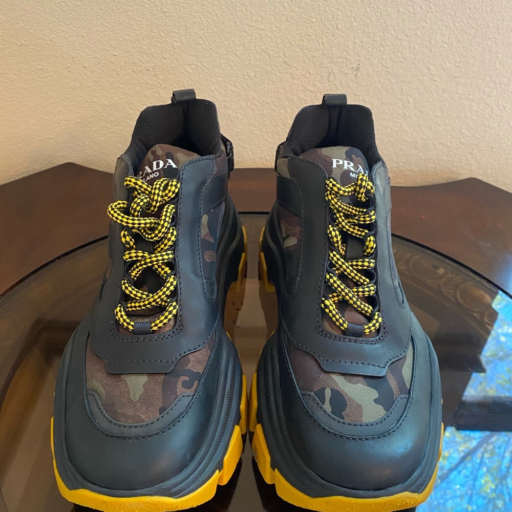 Prada pull up nylon camouflage